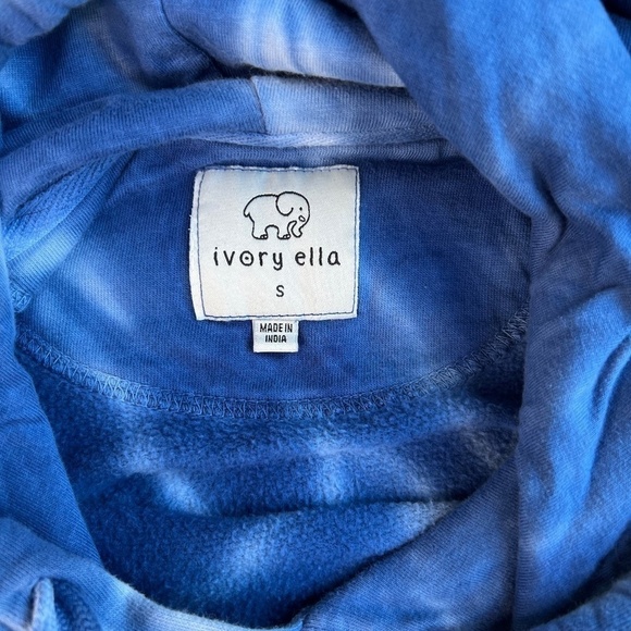 Ivory Ella Heritage Midnight Burst Tie Dye OVERSIZED Hoodie Size Small - Picture 11 of 15